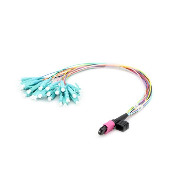 24f Om4 Mpo(male) Lc Fan Out 0.9mm 30cm Patch Cord
