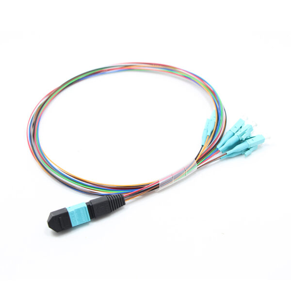 8f Om3 Mtp® (male) Lc Fan Out 0.9mm 30cm Cables