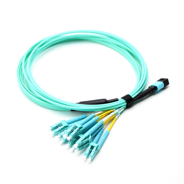 Om3 12 Cores Mpo 6x Lc Duplex Fanout Patch Cord