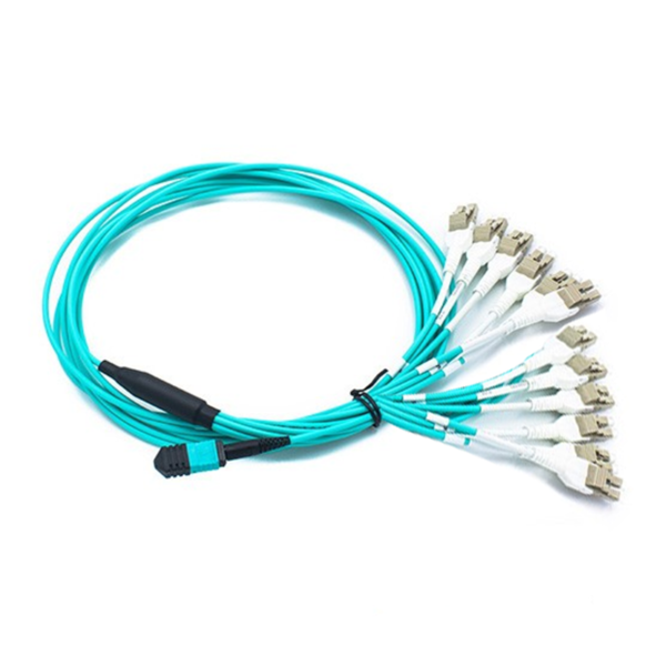 Om3 24 Cores Mtp® To 12x Lc Uniboot Harness Cables Assemblies.