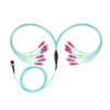Om4 24 Cores Mtp® To 12x Lc Duplex Harness Cables Assemblies.
