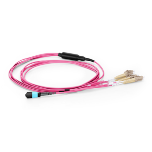 Om4 8 Cores Mtp® To 4x Lc Duplex Harness Cables Assemblies.