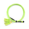 Om5 12 Cores Mpo Female To 6x Lc Duplex Harness Cables Assemblies.