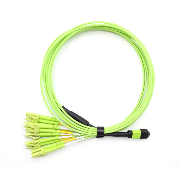 Om5 12 Cores Mpo Female To 6x Lc Duplex Harness Cables Assemblies.