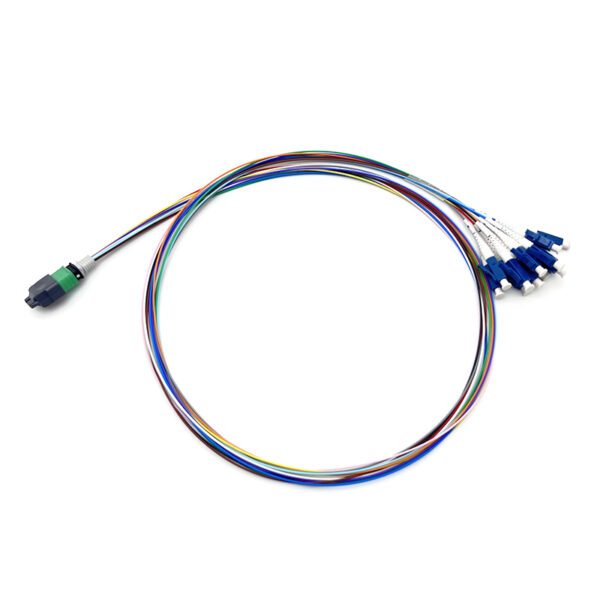 Sm 12f Mtp® (male) Lc Fan Out 0.9mm 30cm Cables