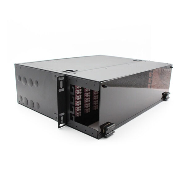 3u 288f 19' Uhd Mtp Lc Fixed Patch Panel With 12xcassettes