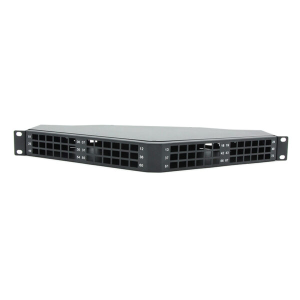 Uhd 144f 1u 19‘ Mpo&mtp Lc Angled Rack Mount Chassis